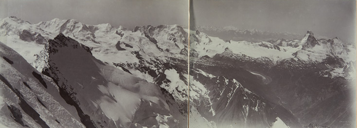 Panorama from the summit of the Dom, 14,937 feet